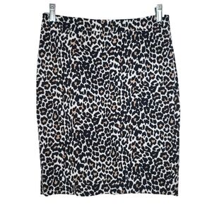 J. Crew The Pencil Animal Print Skirt 2